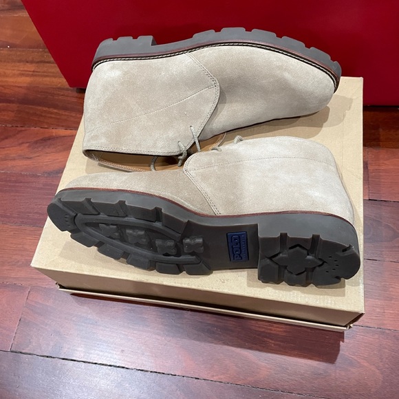 Men’s never worn FOTB tan suede Ralph Lauren POLO ankle boot (size 9.5) - Picture 3 of 5